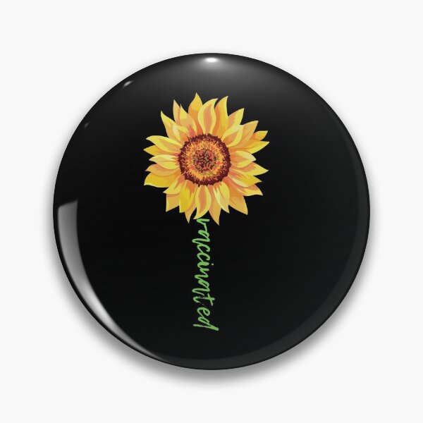 Artikelvorschau, Geimpfte Sonnenblume Aquarell Celebration Pro Impfstoff Immunisierung Nadelschuss entworfen und verkauft von zanytee.