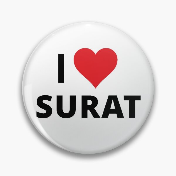 Item preview, I Love Surat (light) designed and sold by mugify.