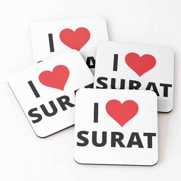 Item preview, I Love Surat (light) designed and sold by mugify.