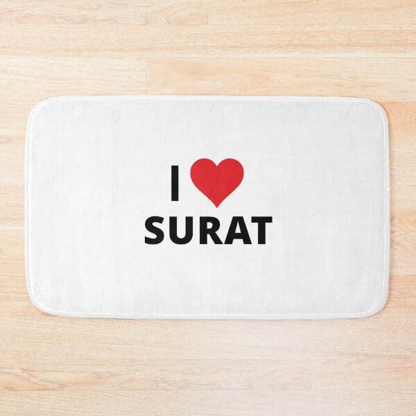 Item preview, I Love Surat (light) designed and sold by mugify.