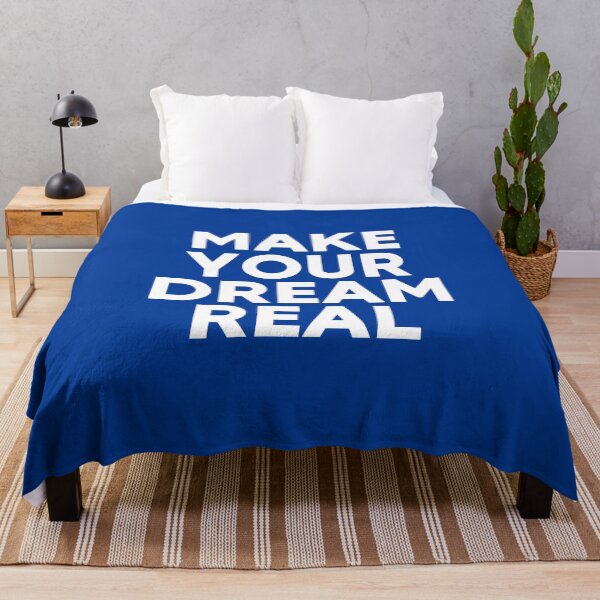 Item preview, Make Your Dreams Real - Motivational Quote #5 designed and sold by SalahBlt.