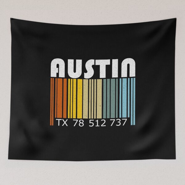 Item preview, Vintage Retro Austin Texas Home City designed and sold by ArtistThara.