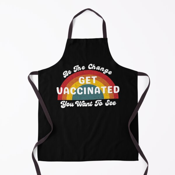 Artikelvorschau, Lassen Sie sich impfen. Seien Sie die Veränderung, die Sie sehen möchten. Vintage Sunset Retro Celebration Pro Impfstoff-Impfnadelschuss entworfen und verkauft von zanytee.