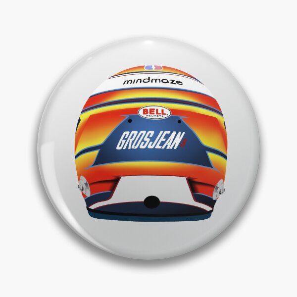 Item preview, Romain Grosjean 2020 Helmet designed and sold by NephNeph.