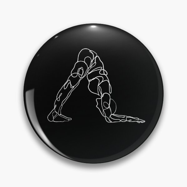 Item preview, Contour Line Yoga-Dolphin Pose 1 (WI) designed and sold by FranksArtWorld.