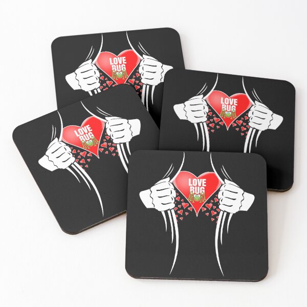 Item preview, Love Bug Valentines Cute Funny Open Heart Sweetheart Clever Reveal designed and sold by CharJens.