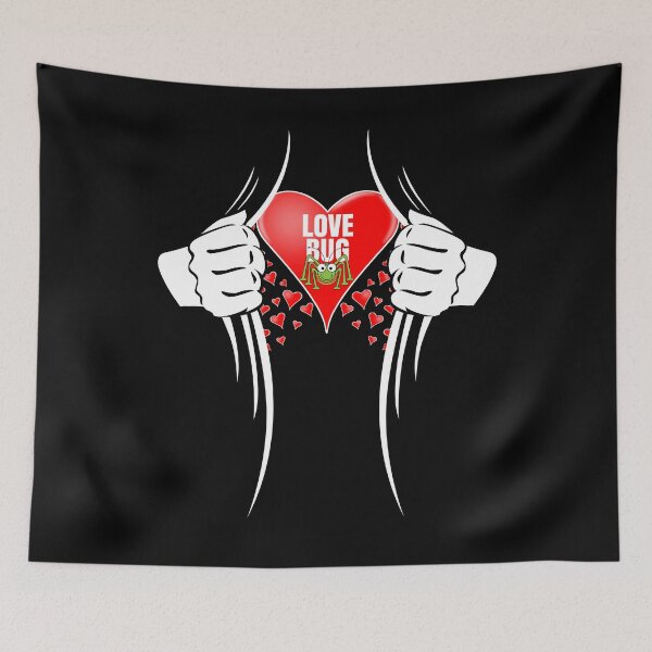 Item preview, Love Bug Valentines Cute Funny Open Heart Sweetheart Clever Reveal designed and sold by CharJens.