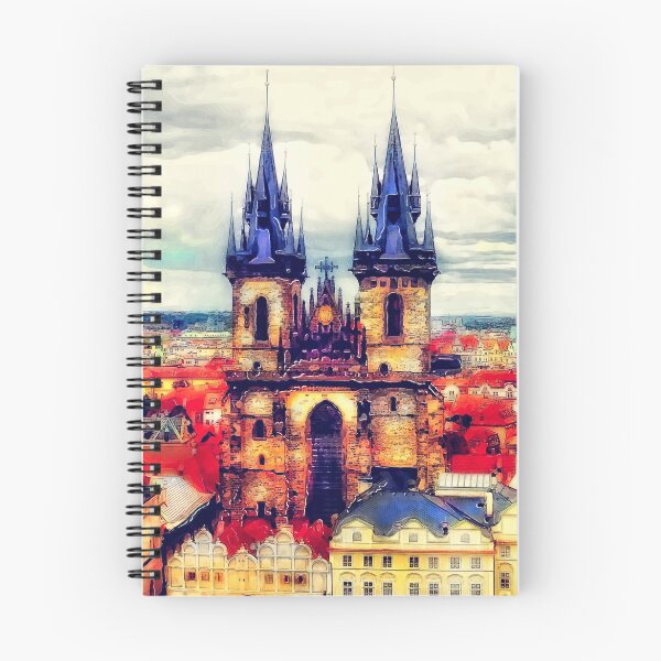Item preview, Prague Church Of Our Lady Before Tyn Watercolor designed and sold by JBJart.