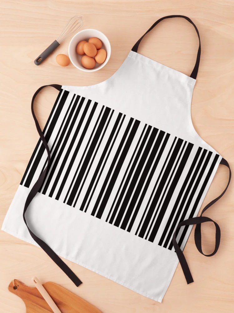 Thumbnail 1 of 6, Apron, code classic Bar code Essential designed and sold by matrixvip.