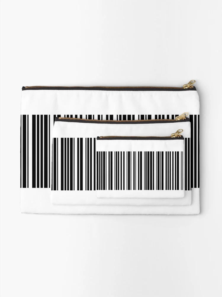 Thumbnail 2 of 4, Zipper Pouch, code classic Bar code Essential designed and sold by matrixvip.