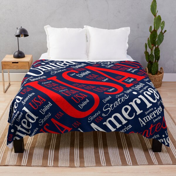 Item preview, USA Patriotic Red White and Blue Word Art designed and sold by hobrath.