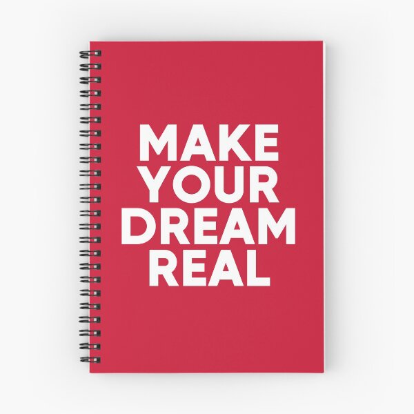 Item preview, Make Your Dreams Real - Motivational Quote #6 designed and sold by SalahBlt.