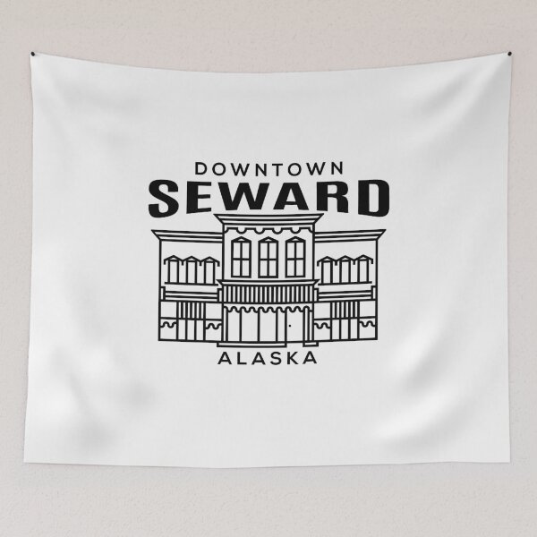Item preview, Downtown Seward AK designed and sold by HalpinDesign.