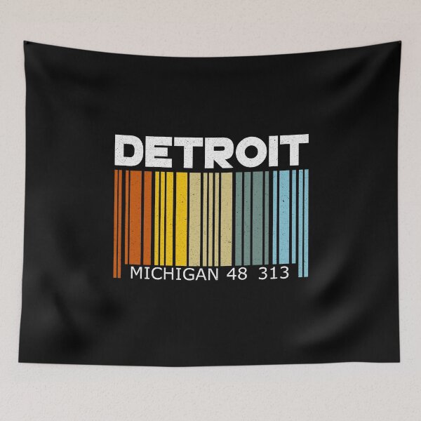 Item preview, Vintage Retro Detroit Michigan Home City designed and sold by ArtistThara.