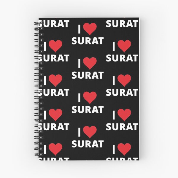 Item preview, I Love Surat (dark) designed and sold by mugify.