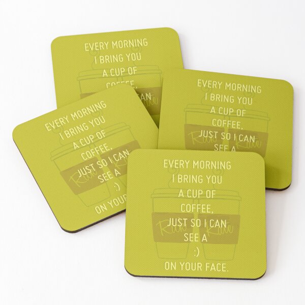 Item preview, Every morning I bring you a cup of Coffee just so I can see a smile designed and sold by sandiesque.