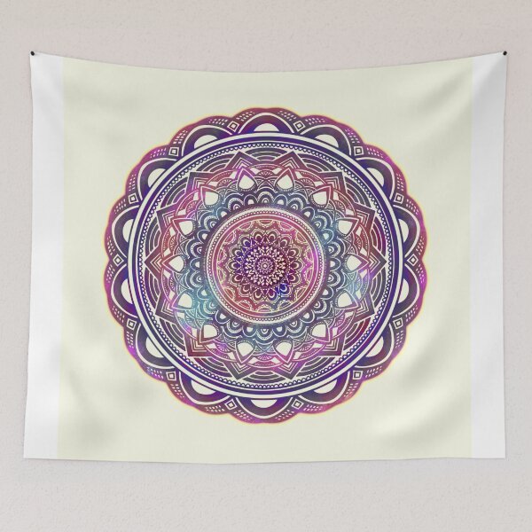 Item preview, Popular Mandala Design // Multi Color Tie Dye Rainbow Psychedelic Trendy designed and sold by AEJdesign.