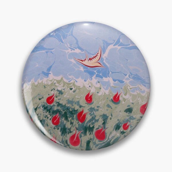 Item preview, Marbled Painted Tulips - Turkish Ebru Art designed and sold by T Artist.
