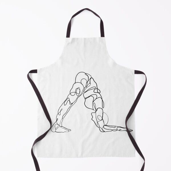 Item preview, Contour Line Yoga-Dolphin Pose 1  designed and sold by FranksArtWorld.