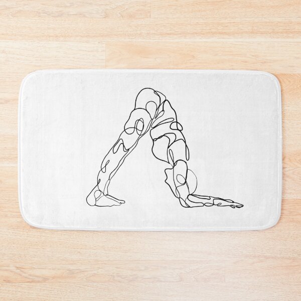 Item preview, Contour Line Yoga-Dolphin Pose 1  designed and sold by FranksArtWorld.