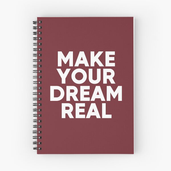 Item preview, Make Your Dreams Real - Motivational Quote #7 designed and sold by SalahBlt.