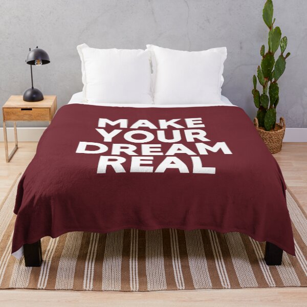 Item preview, Make Your Dreams Real - Motivational Quote #7 designed and sold by SalahBlt.