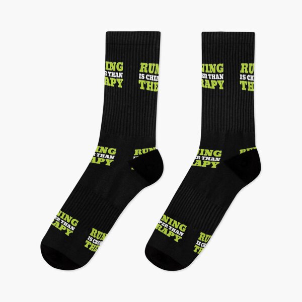 Item preview, Running is Cheaper Than Therapy designed and sold by VBeesTees.
