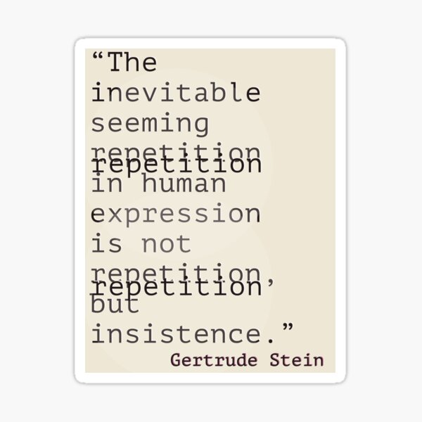 Artikel-Vorschau von GERTRUDE STEIN - POESIE, designt und verkauft von PetrifiedEnj73.