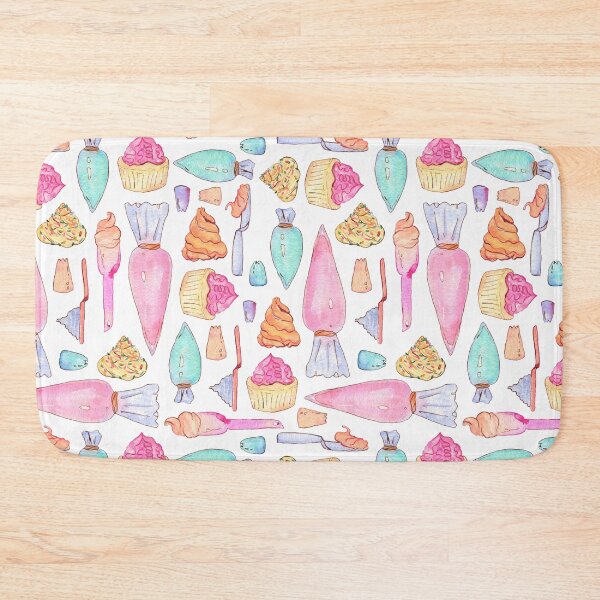 Item preview, Frosting and cupcakes watercolor pattern designed and sold by AnjeseAnna.