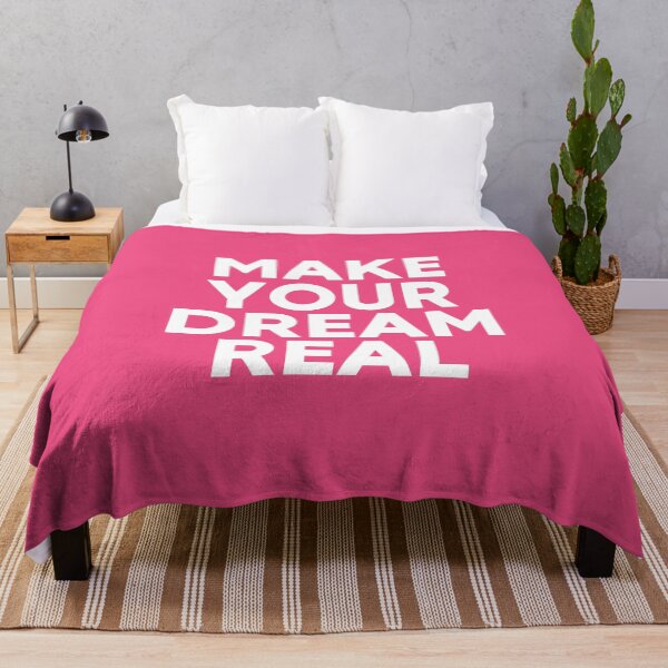 Item preview, Make Your Dreams Real - Motivational Quote #8 designed and sold by SalahBlt.