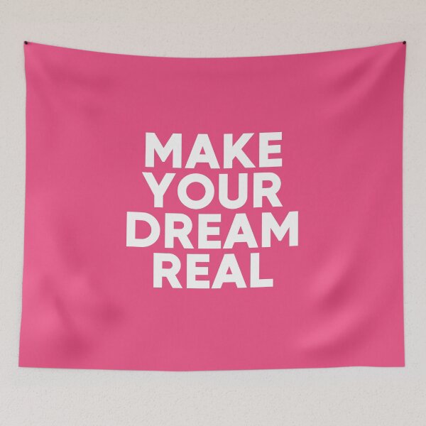 Item preview, Make Your Dreams Real - Motivational Quote #8 designed and sold by SalahBlt.