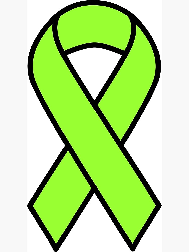 Emerald Green Liver Cancer Ribbon Photographic Print for Sale by  barrelroll1