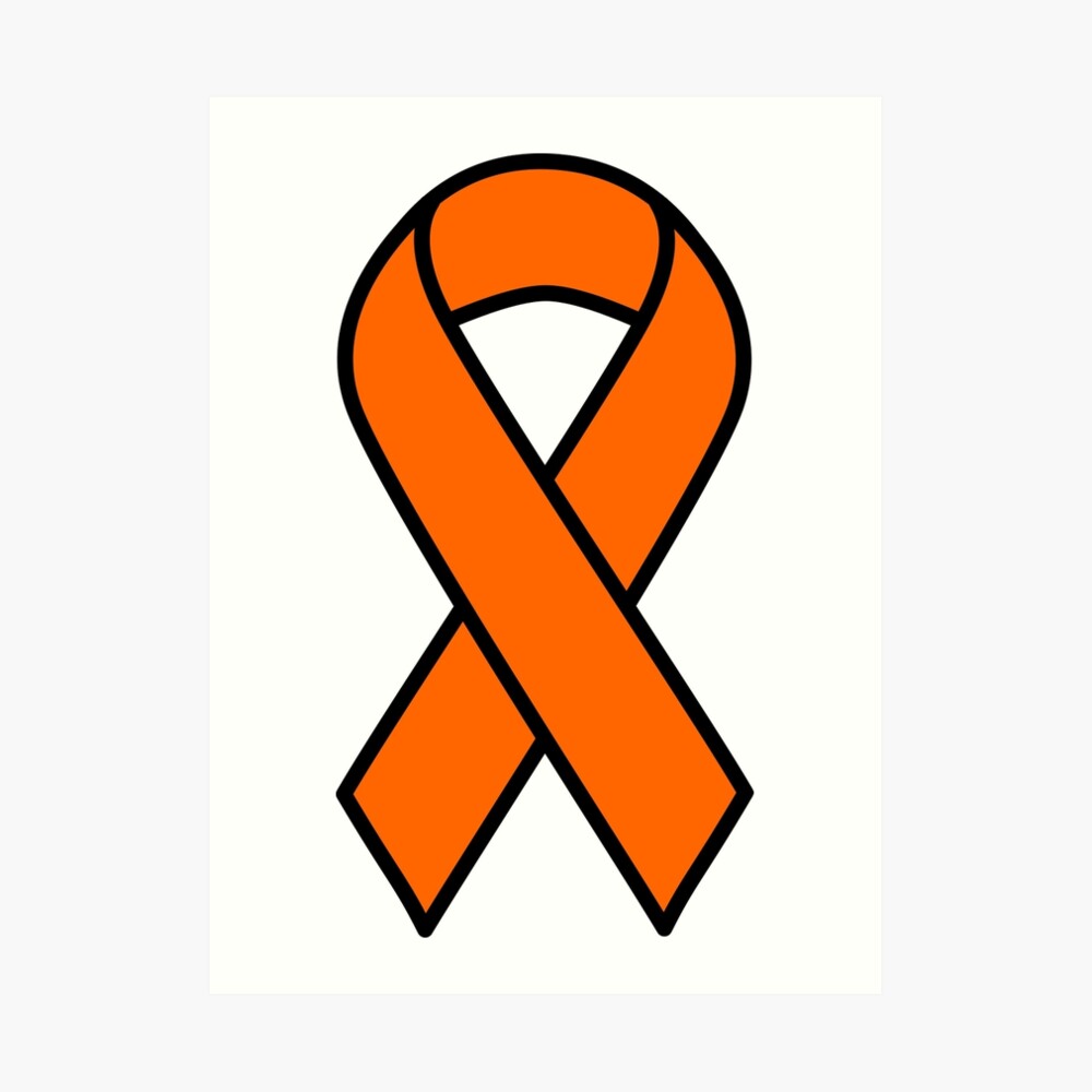 Childhood Kidney Cancer Pin: Ribbon (Orange)