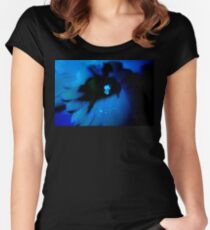 Blue Daffodil. Women's Fitted Scoop T-Shirt