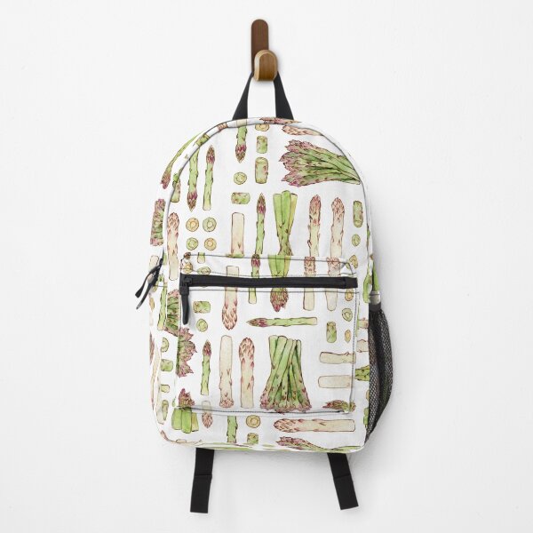 Item preview, Colorful fresh asparagus watercolor pattern on white designed and sold by AnjeseAnna.