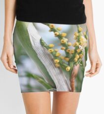 Macro Flowers Mini Skirt
