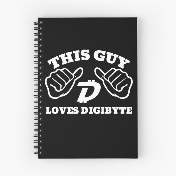Item preview, This Guy Loves Digibyte DGB designed and sold by Bitcoin-Fashion.