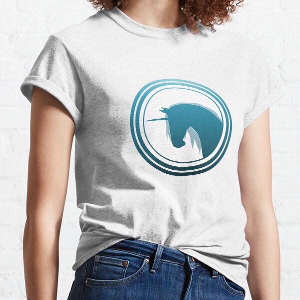 Aqua MONOKERUS Badge Classic T-Shirt