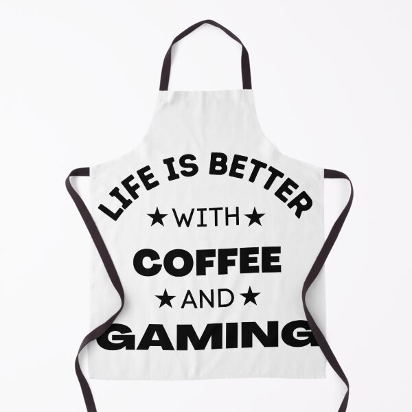 Item preview, life is better with coffee and gaming designed and sold by srm-creations.