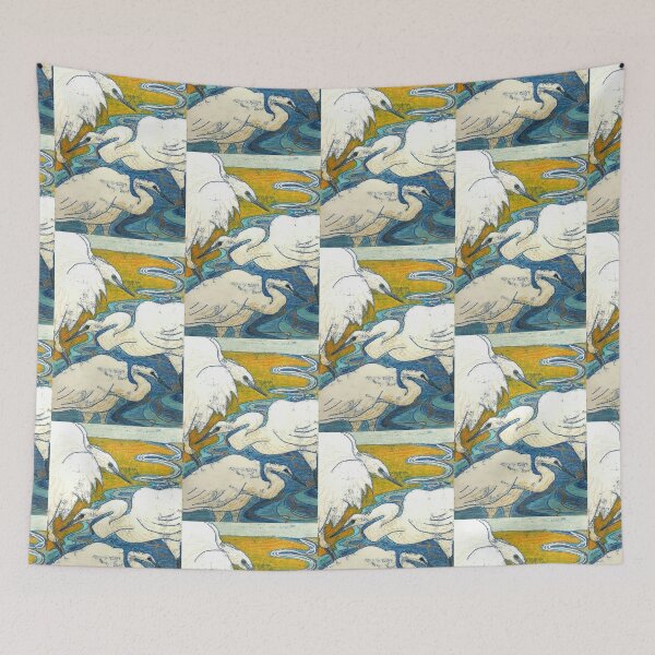 Item preview, Three Little Egrets designed and sold by JessicaKeeler.