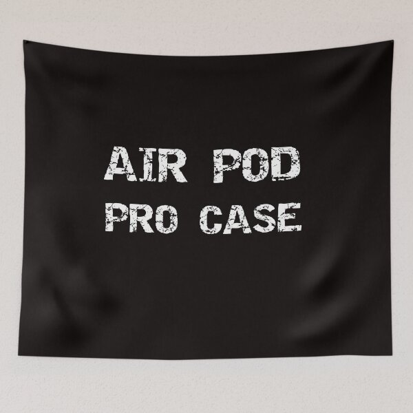 Item preview, Funda Air Pod Pro Negra designed and sold by DamaliePierre.
