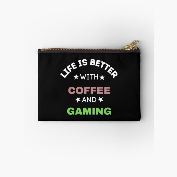 Item preview, life is better with coffee and gaming designed and sold by srm-creations.
