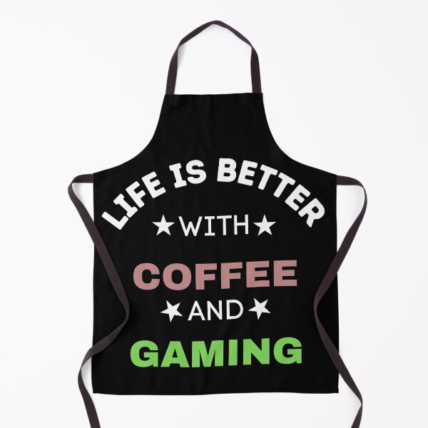 Item preview, life is better with coffee and gaming designed and sold by srm-creations.