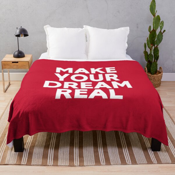 Item preview, Make Your Dreams Real - Motivational Quote #10 designed and sold by SalahBlt.