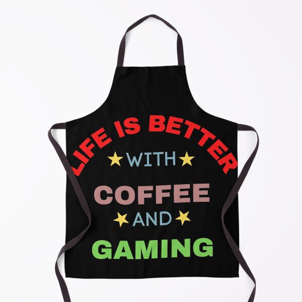 Item preview, life is better with coffee and gaming designed and sold by srm-creations.