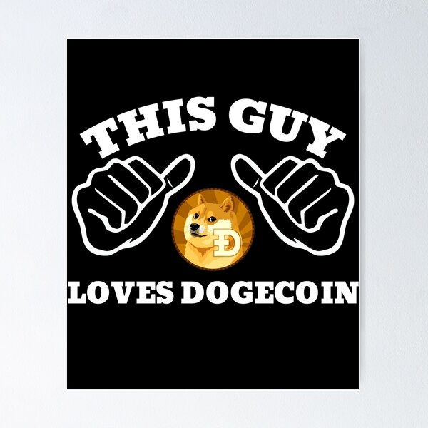 Artikel-Vorschau von Dieser Typ liebt Dogecoin DOGE, designt und verkauft von Bitcoin-Fashion.