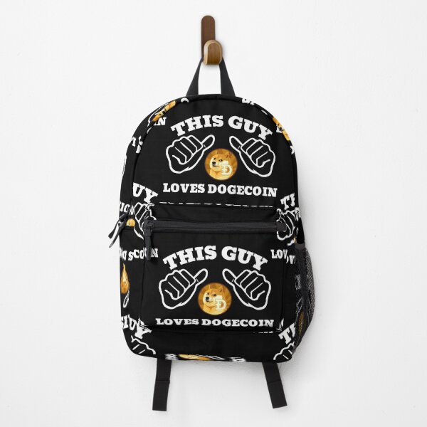 Item preview, This Guy Loves Dogecoin DOGE designed and sold by Bitcoin-Fashion.