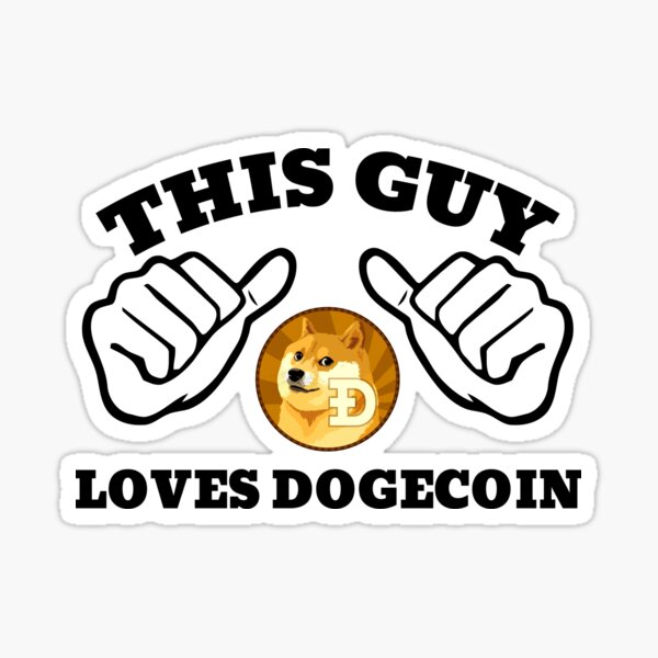 Artikel-Vorschau von Dieser Typ liebt Dogecoin DOGE, designt und verkauft von Bitcoin-Fashion.