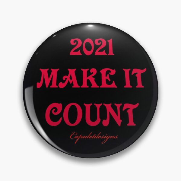 Item preview, Make It Count (Red Lettering) designed and sold by Capuletdesigns.