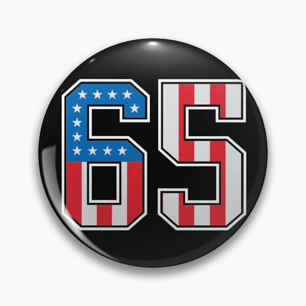 Item preview, 65 American Lucky Number Sixty-five United States Flag designed and sold by Urosek.